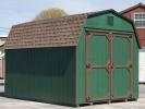 10x14 Highwall Barn Storage Shed with XL Doors From Pine Creek Structures